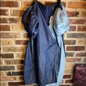 Denim dress size 18 nwt